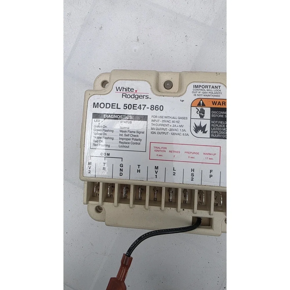 White Rodgers Ignition Control Circuit Board 50E47-860 Used